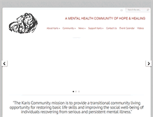 Tablet Screenshot of kariscommunity.org